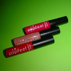 POPFEEL New Matte Lip Cream X3